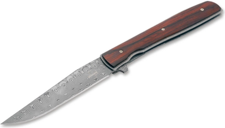Böker Plus Urban Trapper Cocobolo Damascus folding knife 8.8 cm