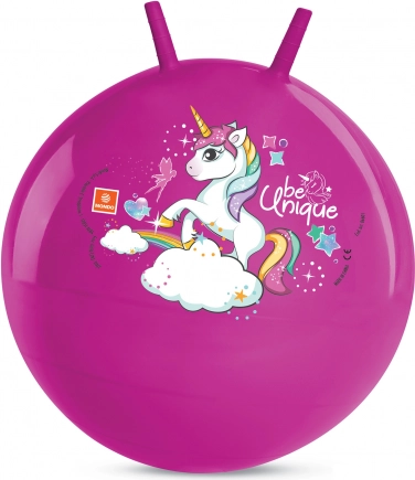 Skippybal met eenhoornmotief 45–50 cm