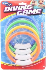 Set aus Tauchringen für Wasser (4 Stück)
