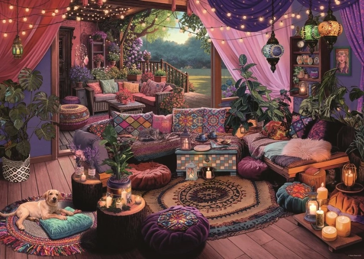 Puzzle Ravensburger Mon refuge bohème douillet 1000 pièces