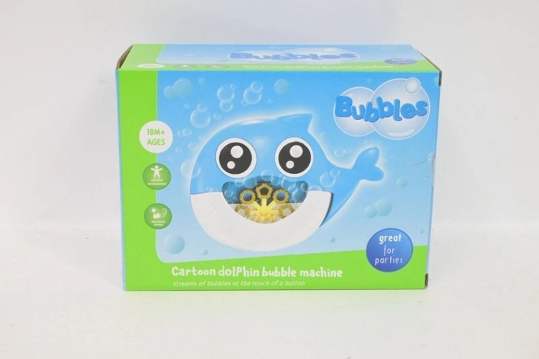 Bellenblaas in de vorm van een dolfijntje