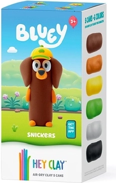 Hey Clay Bluey Snickers – set with 5 tubs