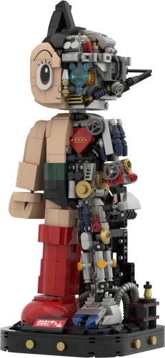 Half-mechanisch design met onthulde details