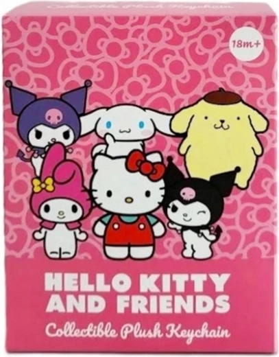 Hello Kitty and Friends plush keychain charm 13 cm – random design