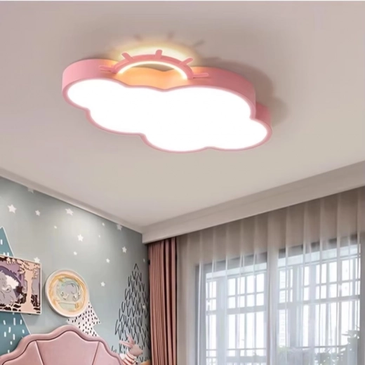 Pink Cloud LED Lamp with Remote Control
