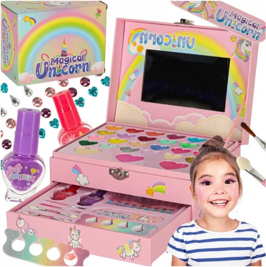 Children's makeup set for face and nails Unicorn