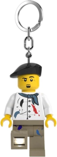 Helder LED-licht in het been van de figuur