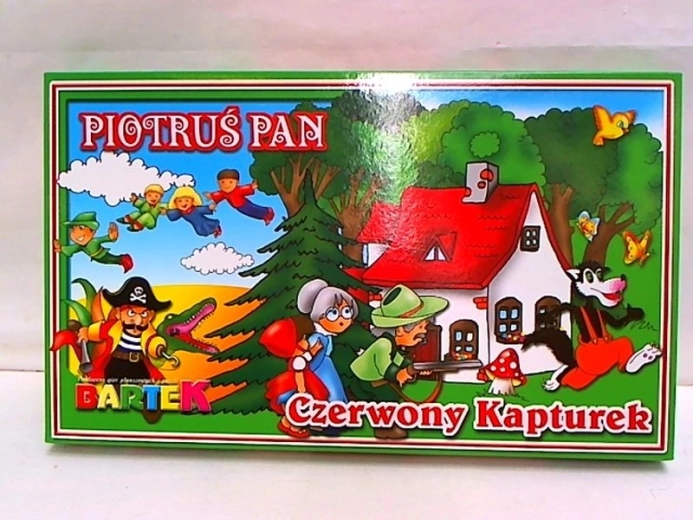 Set van 2 kinderspellen: Roodkapje en Peter Pan