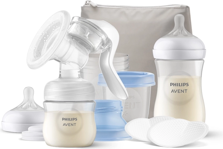 Complete starter set for pumping, storage, and feeding