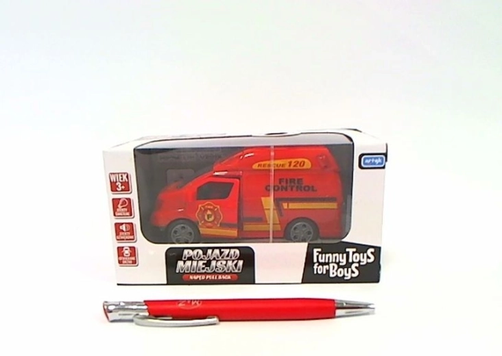 ToysForB camion de pompier avec effets lumineux et sonores