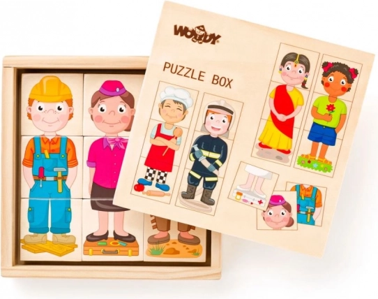 Berufe und Menschen aus aller Welt - Puzzle und Entdecken