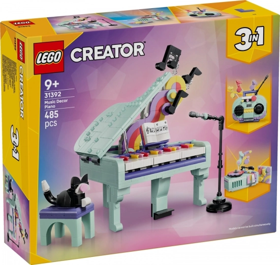 LEGO Creator 3 en 1 – piano décoratif avec chat