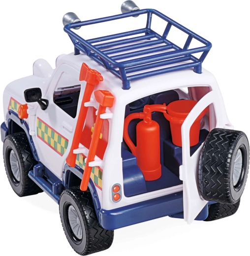 Off-road rescue vehicle with light