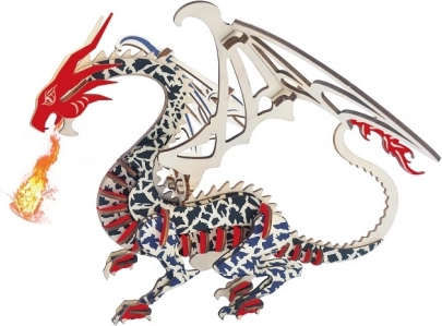 Wooden 3D Puzzle Dragon WOODCRAFT
