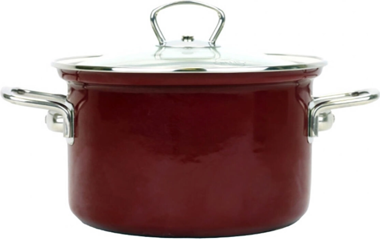 Pan BELIS Eco-Ceramic 16 cm met glazen deksel, 2,1 l