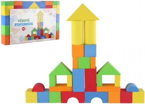 Kit de construction en mousse colorée pour enfants