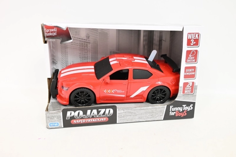 Raceauto met licht en geluid 1:20