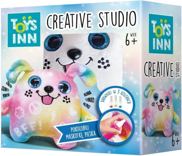 Kit créatif Spray Dye – chiot en peluche à colorier