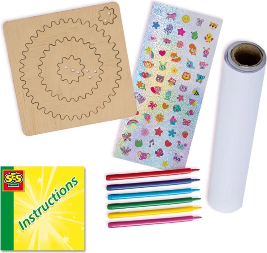Glitter stickers for extra decoration