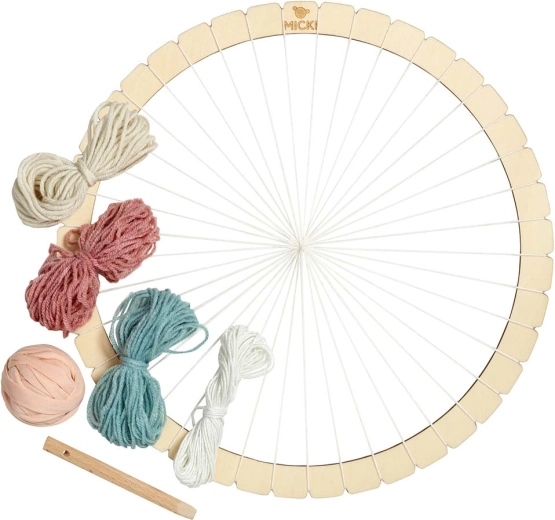 All in one package: yarn and warp
