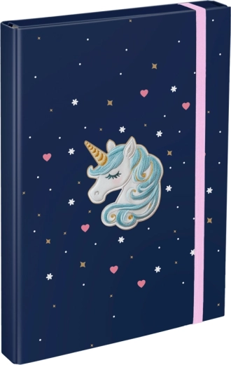 Folders for School Notebooks A4 Unicorn Gold BAAGL