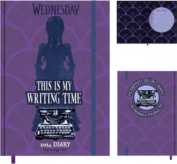Diary 2024 with Wednesday Theme