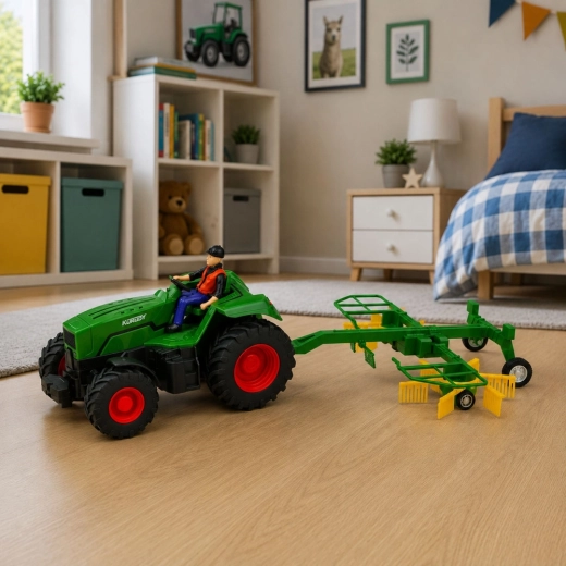 Éclairage LED et figurine de fermier pour plus de fun