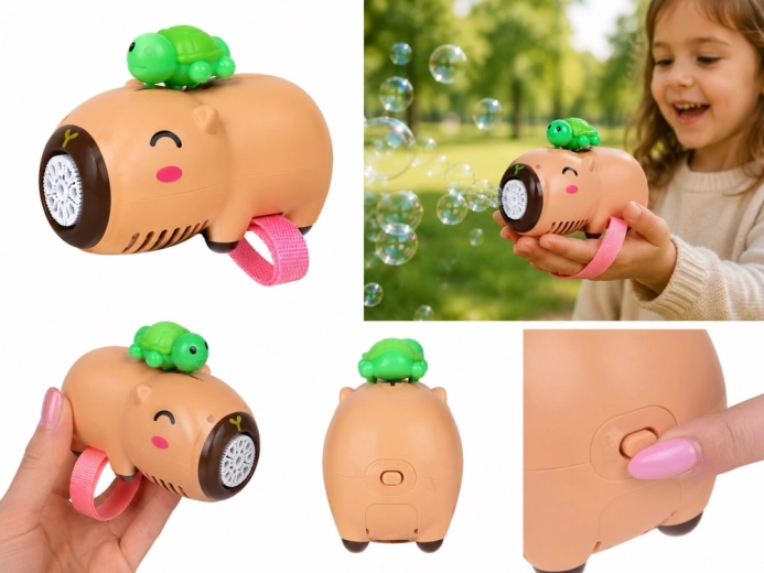 Bubbles at the push of a button