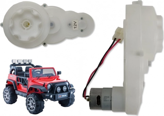 Moteur avec réducteur 12 V 11000 tr/min pour véhicule HP012