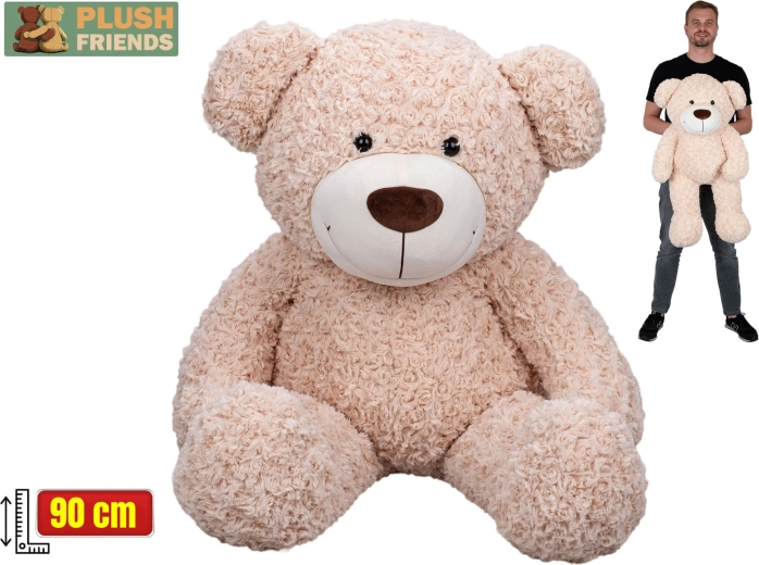 Plush Friends ours en peluche beige 90 cm
