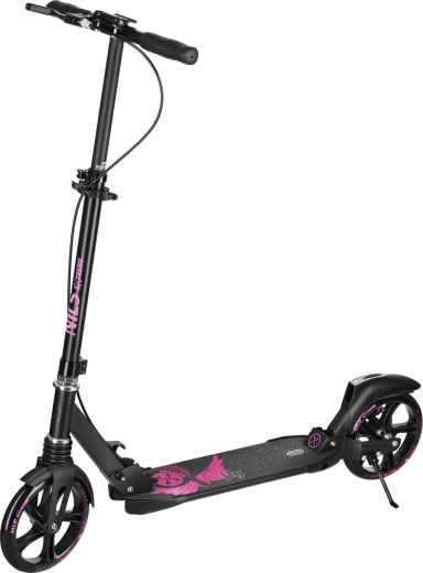 Opvouwbare step NILS Extreme Fly roze 200 mm