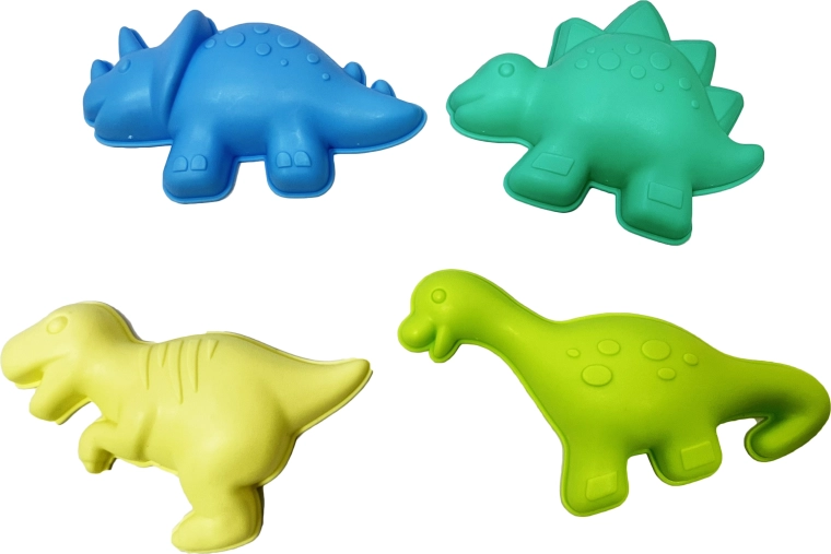 Moules dinosaures pour un jeu créatif