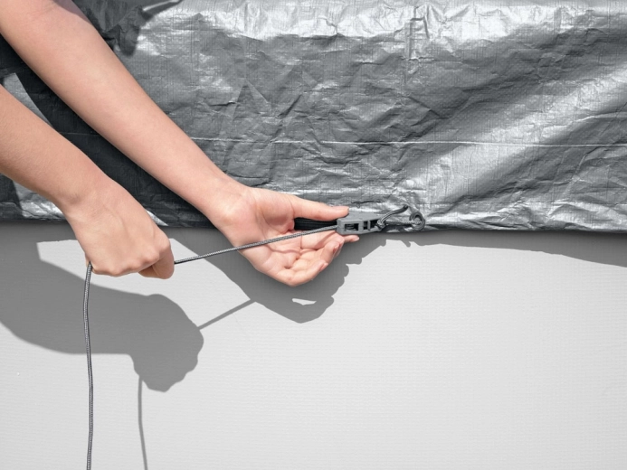 Windfeste Befestigung und passgenauer Sitz