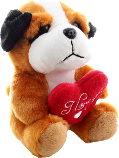 Embroidered heart with a message