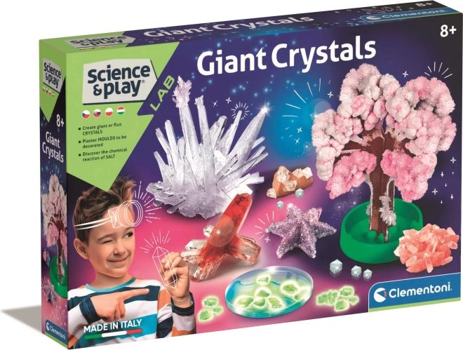 CLEMENTONI Science&Play Laboratory: Mega Glowing Crystals