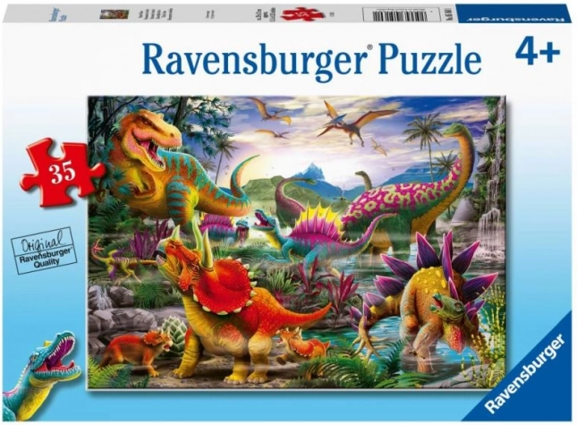 Ravensburger puzzle T‑Rex Terror 35 pieces