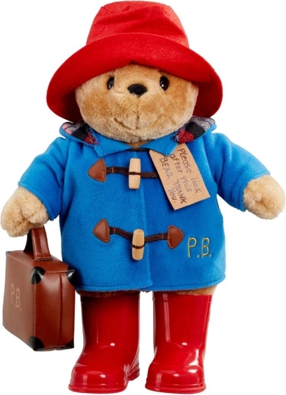 Plüschbär Paddington mit Koffer