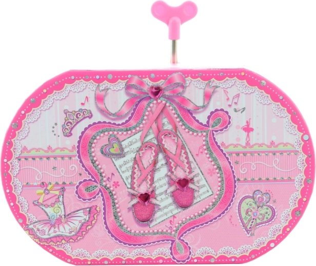 Dansende ballerina en zachte melodie