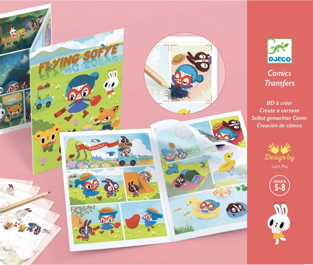 Bande dessinée à compléter Flying Sofye de Djeco