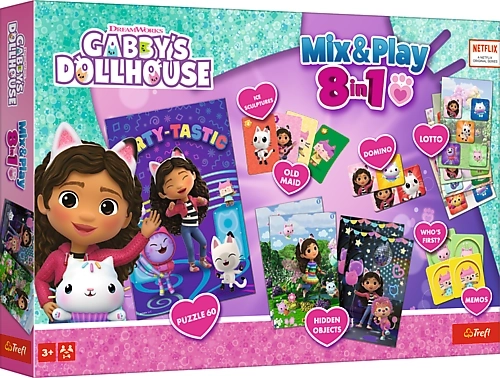 8-in-1 Game Set – Gabby’s Dollhouse