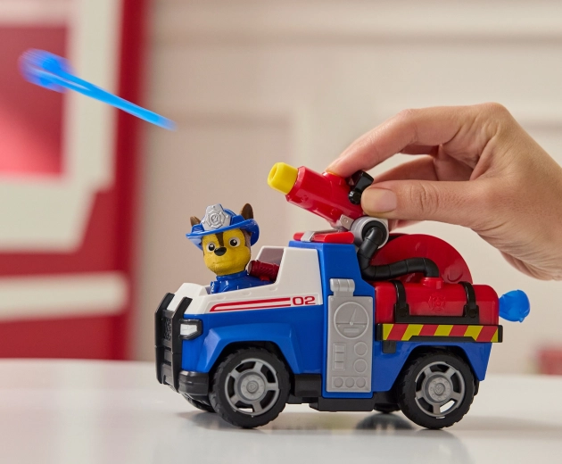 Actief waterkanon met projectielen