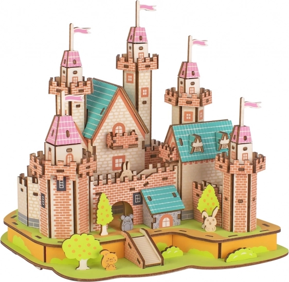 Wooden 3D Puzzle - Castle in Paradise
