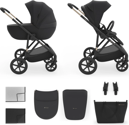 Kinderkraft combination stroller 2-in-1 Prime 3 Venezian Black