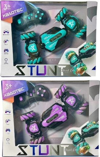 Transformerende RC-stuntauto met licht en geluid
