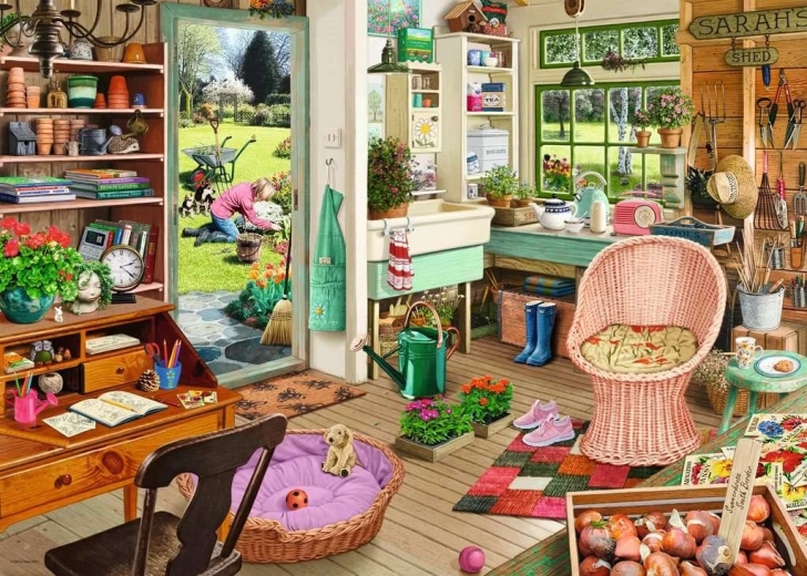 Ravensburger puzzle My Retreat 6: Gardener’s Shed 1000 pieces