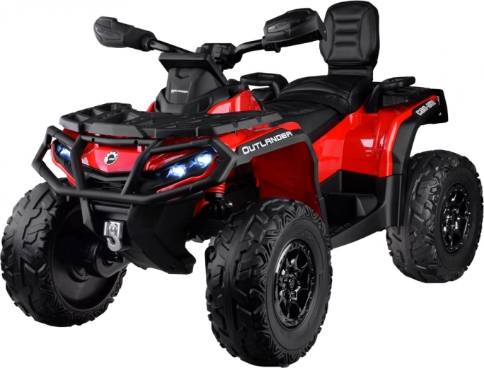 Quad électrique pour enfants CAN-AM OUTLANDER 4x4 24V pour 2 enfants avec panneau LED
