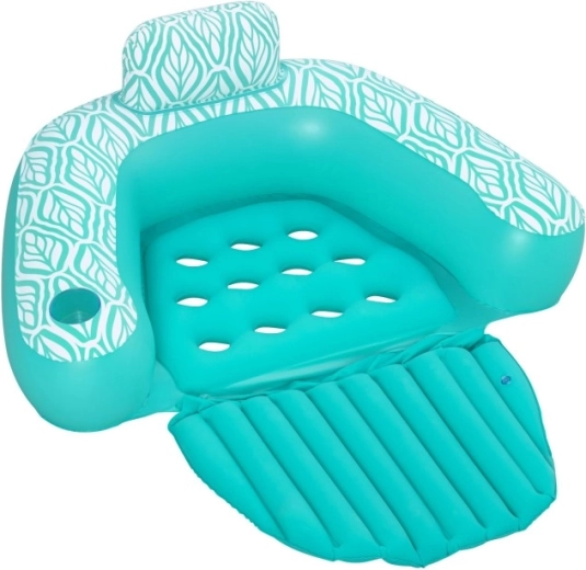 Maximaal comfort met rugleuning en voetsteun