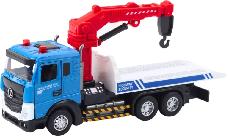 Movable crane with hook