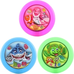 Flying disc with sea animal motif 23 cm