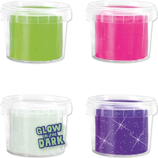 Resealable tubs keep colors fresh for a long time
